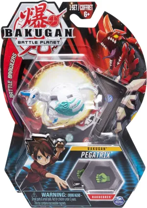 Bakugan, Pegatrix, 2-inch Tall Collectible Transforming Creature, for Ages 6 and Up