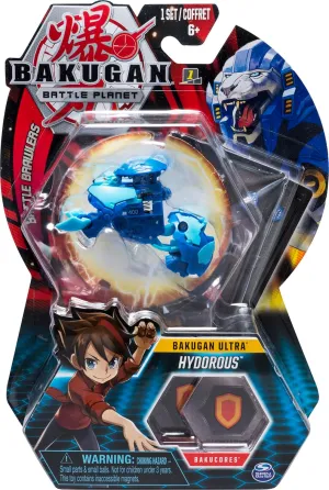 Bakugan Ultra, Hydorous, 3-inch Collectible Action Figure and Trading Card, for Ages 6 and Up