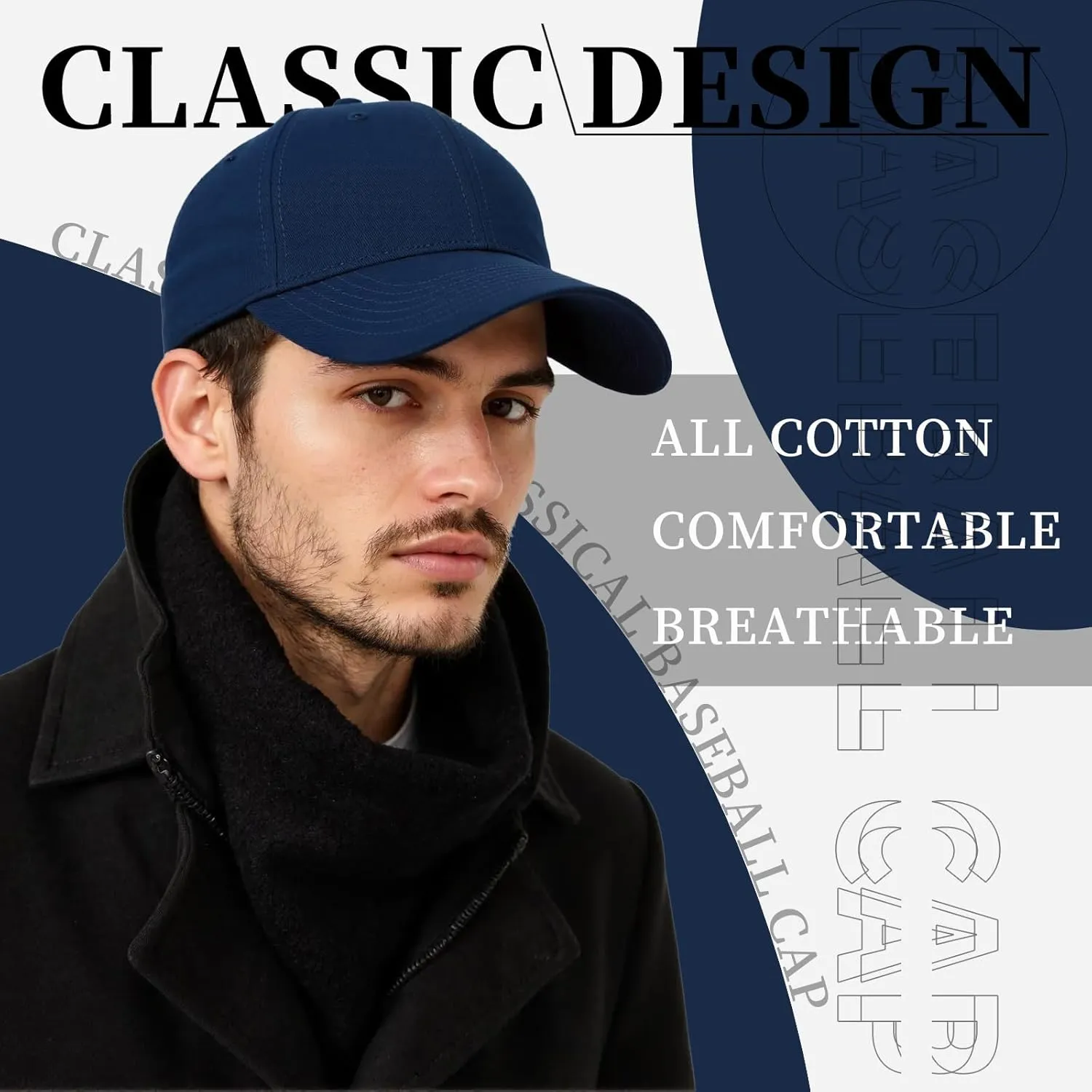 Baseball Cap Hat Men Women Baseball Cap Adjustable Plain Hat One Size All Seasons Running Fishing Outdoor Activities