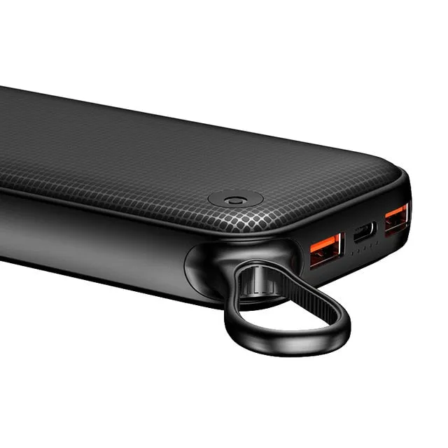 Baseus 20000mAh Quick Charge 3.0 Power Bank For Xiaomi Mi 20000 mAh Pover Poverbank Portable External Battery Charger Powerbank