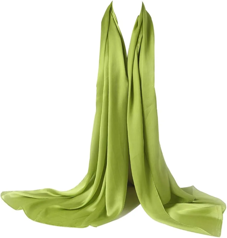 Bellonesc Silk Scarf 100% silk Long Lightweight Sunscreen Shawls for Women