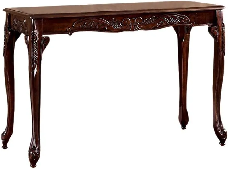 Benjara Benzara Traditional Sofa Table, Brown,