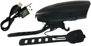 Bicycle Light Bike Light with Horn USB Rechargeable LED Waterproof MTB Bike Dark Night Outdoor Riding Headlight Rear Light