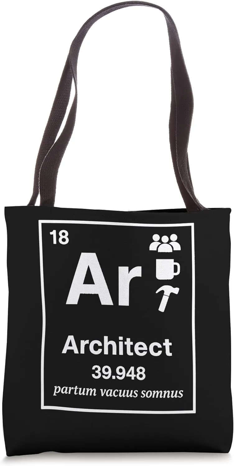 Birth Of Sleepless Void Periodic Table Element Architect Tote Bag