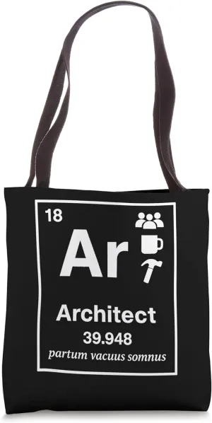 Birth Of Sleepless Void Periodic Table Element Architect Tote Bag