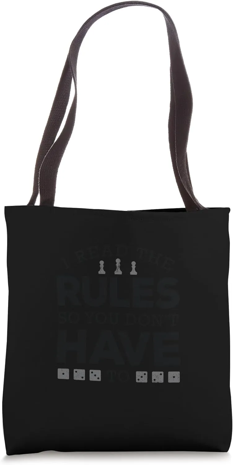 Board Gaming Table Top Strategy Board Game Player Tote Bag