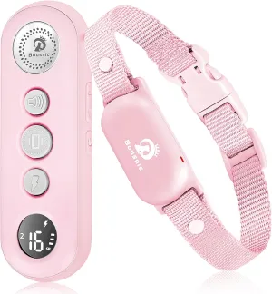 Bousnic Dog Training Collar with Remote - 1000ft Dog Shock Collar for 10-120lbs Small Medium Large Dog Waterproof Rechargeable e Collar with Beep/Vibrate/Safe Shock(1-16) Modes