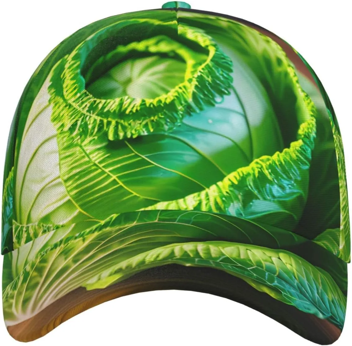 Bright Cabbage Baseball Cap Adjustable Size for Running Workouts and Outdoor Activities All Seasons