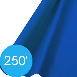 Bright Royal Blue Plastic Table Roll 40" x 250' | 1ct