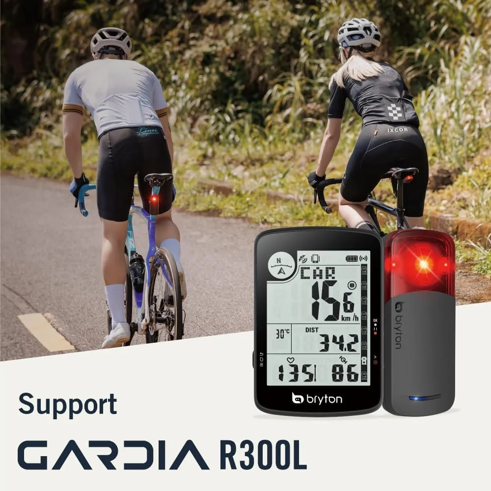 Bryton Rider 17 3.0 inch LCD Screen Wireless GPS Bike/Cycling Computer, Compatible with Bike Radar, 25hrs Long Battery Life, Bluetooth, Waterproof, Live Track