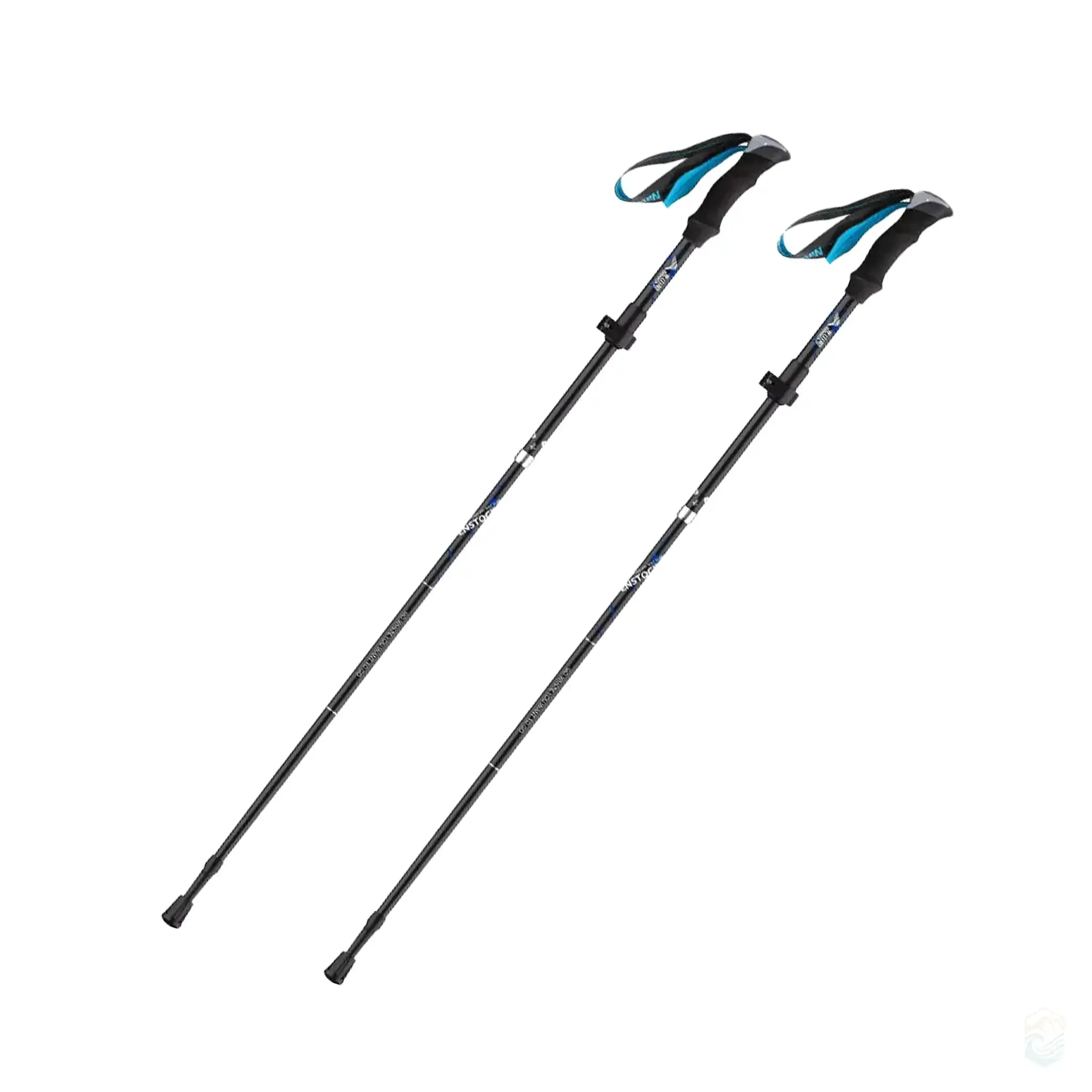 BSWolf Ultralight Foldable Trekking Poles with EVA Handle - Adjustable Aluminum Hiking Sticks