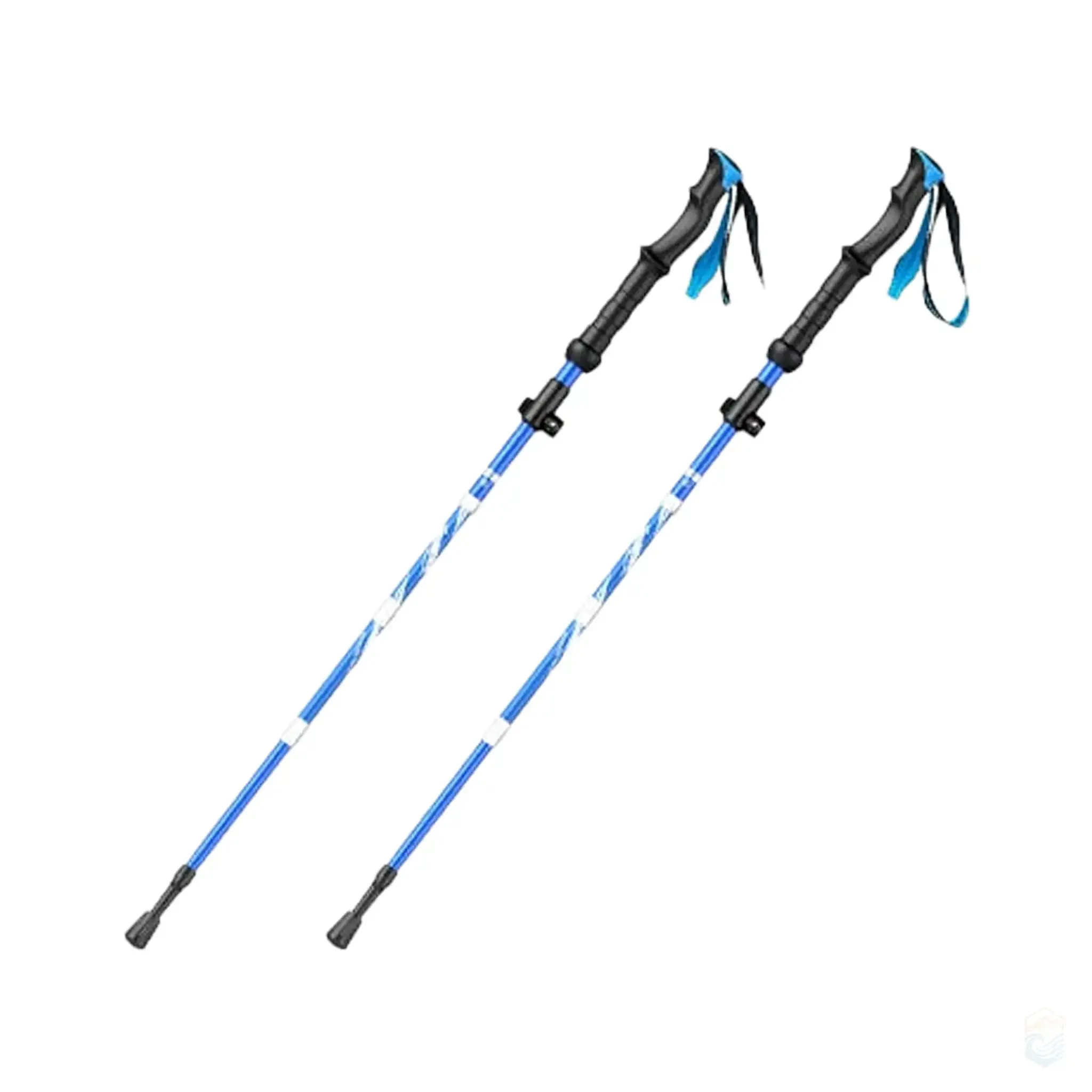 BSWolf Ultralight Foldable Trekking Poles with EVA Handle - Adjustable Aluminum Hiking Sticks