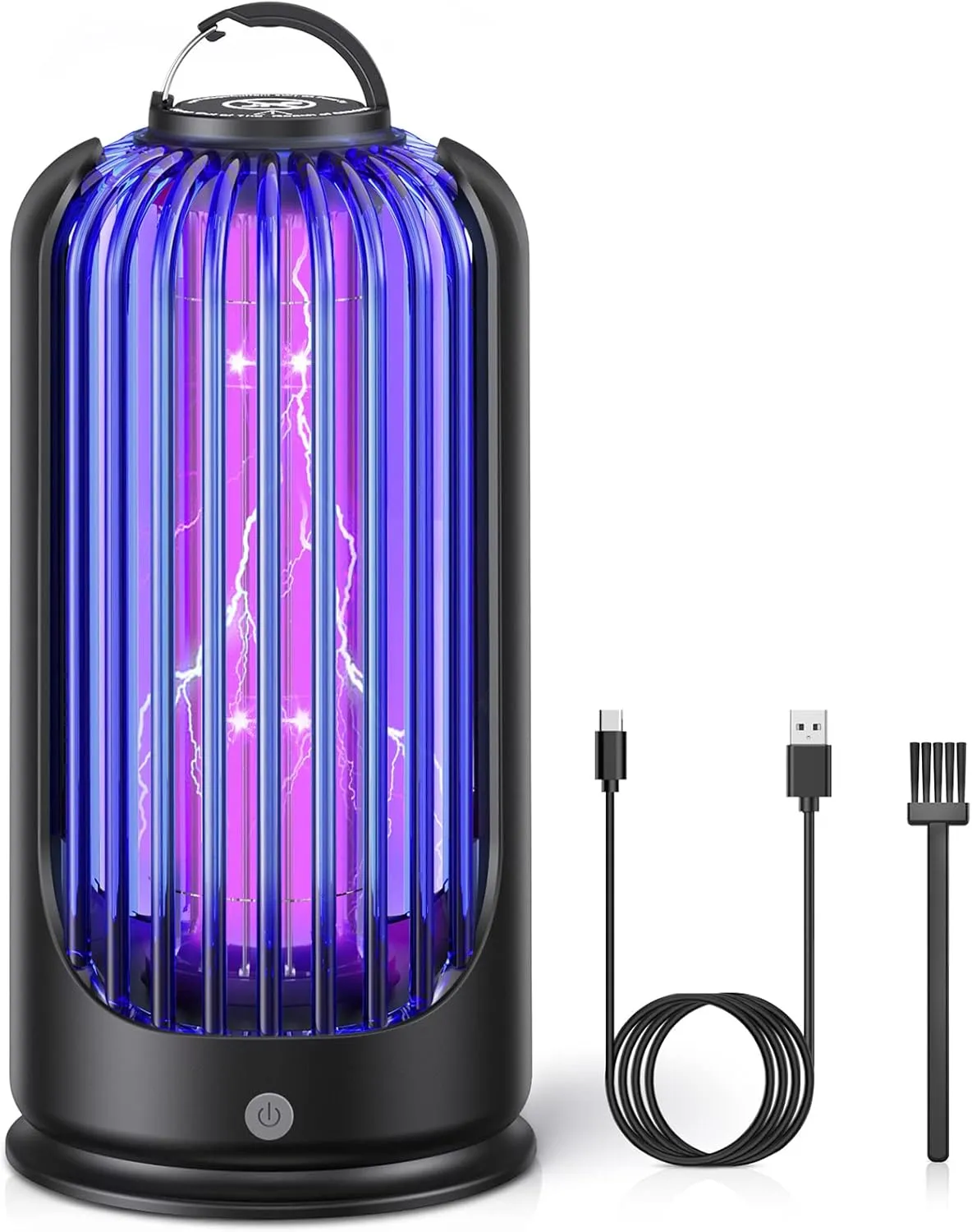 Bug Zapper for Indoor Outdoor, Rechargeable Mosquito Zapper with 3600V High Powered, Electric Pest Control Insect Fly Zapper Can Attract Gnats, Mosquitoes, Flies, Moths for Home, Patio