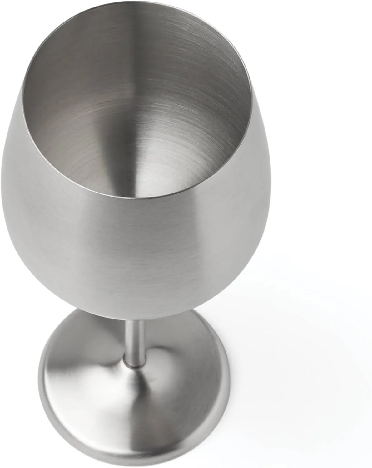 Cambridge Silversmiths 4 Piece Set of 18 oz Stainless Steel All Purpose Single Wall Wine Glasses