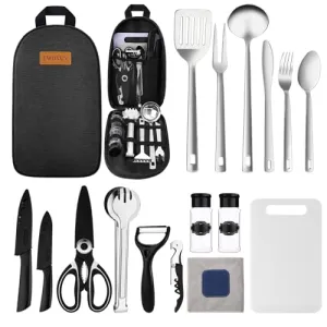 Camping Cooking Utensils Set-Camping Essentials Cookware Accessories