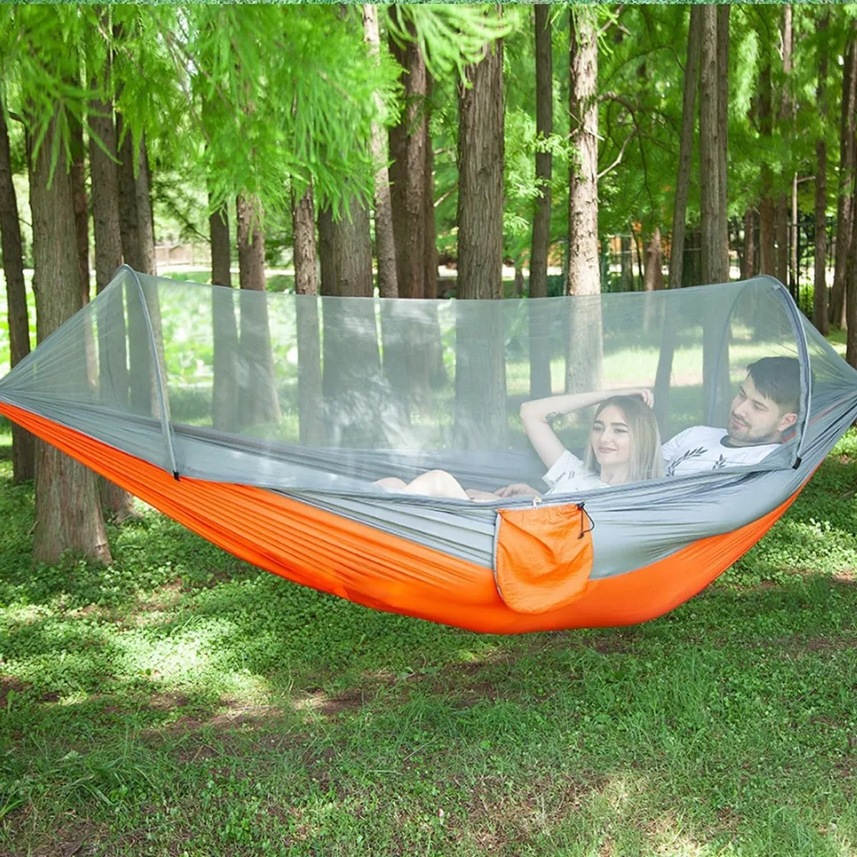 Camping Hammock, Breathable Camping Hammock Tear Resistant, Great for Outdoor Enthusiasts(Pink,260 * 140cm)