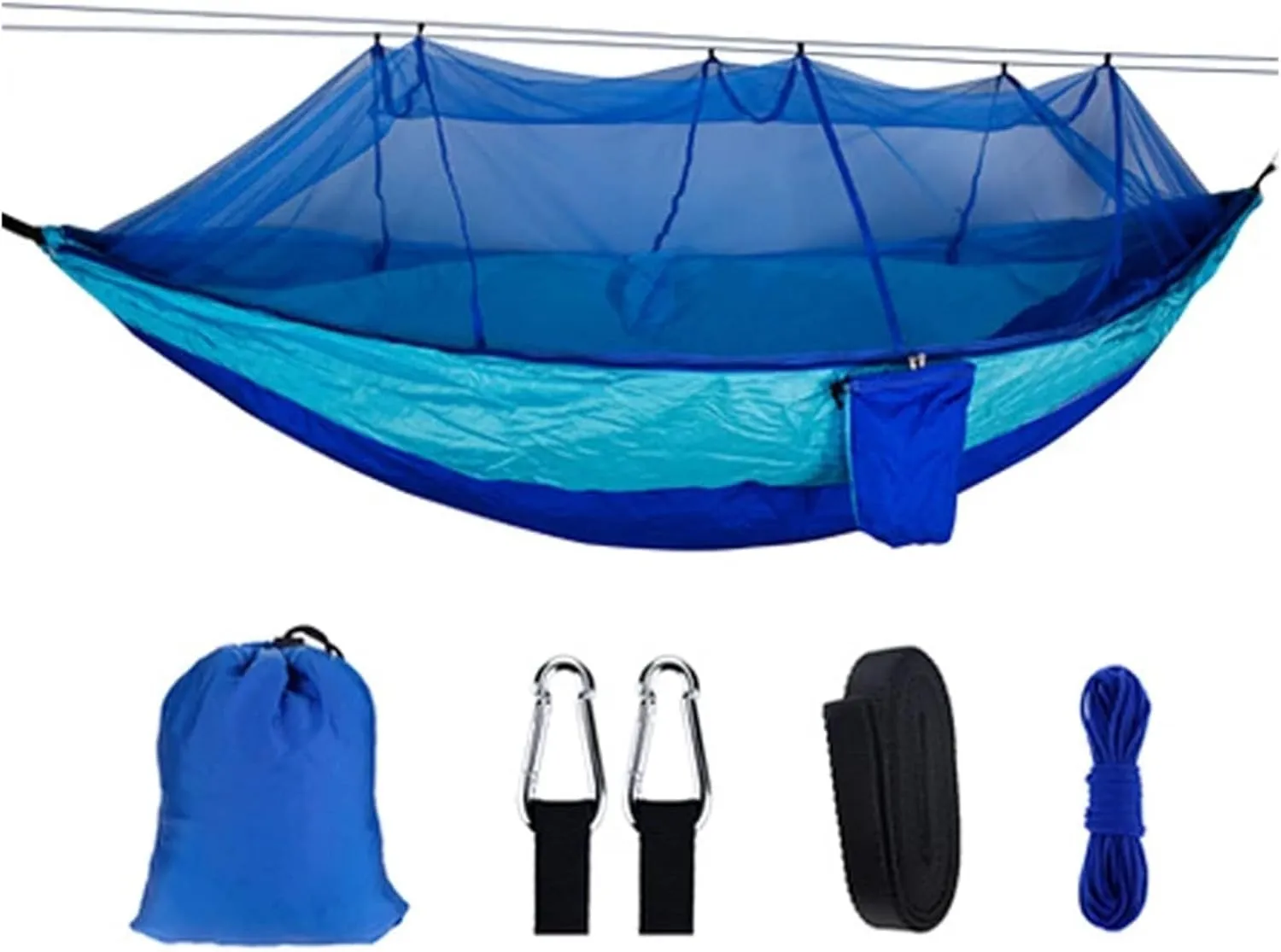 Camping Hammock Hammock Net Anti-Mosquito Durable Hanging Sleeping Hamac Outdoor Indoor Camping Survival Tree Bed