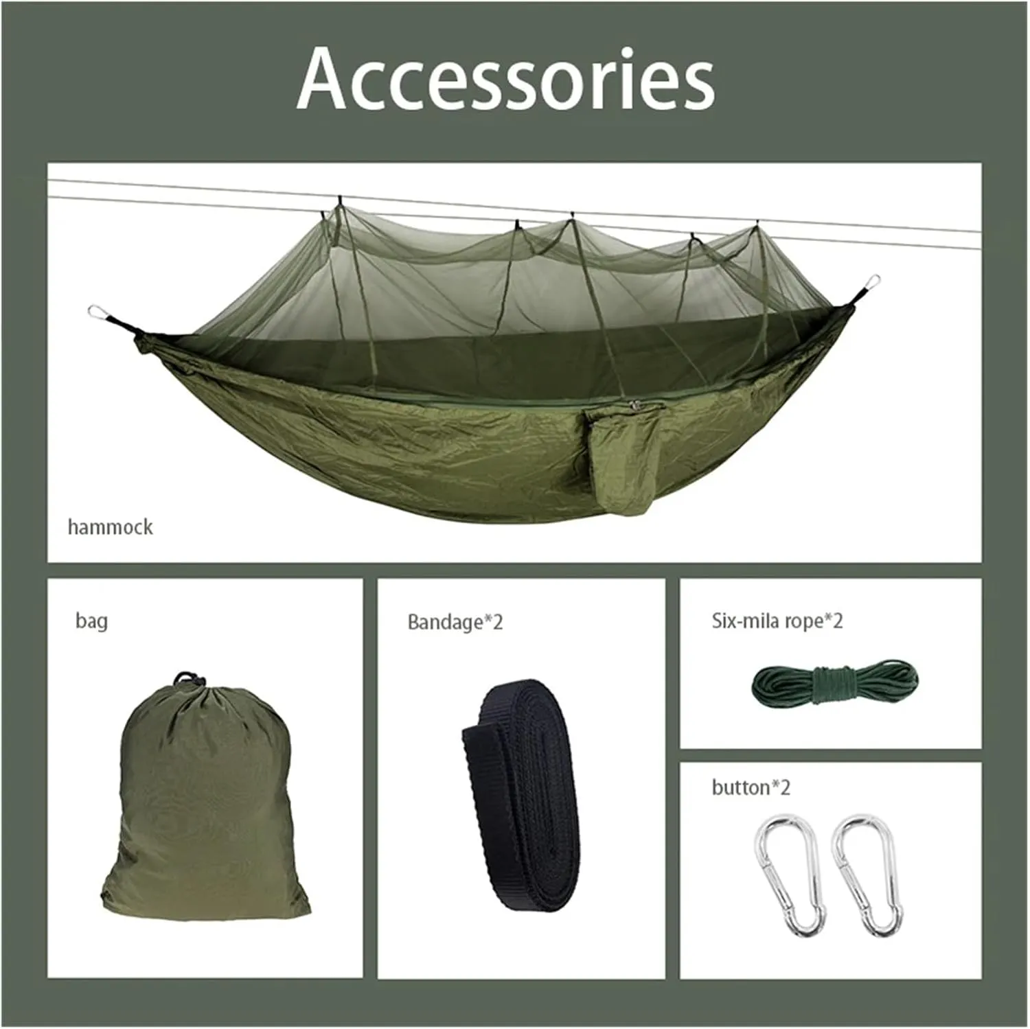 Camping Hammock Hammock Net Anti-Mosquito Durable Hanging Sleeping Hamac Outdoor Indoor Camping Survival Tree Bed