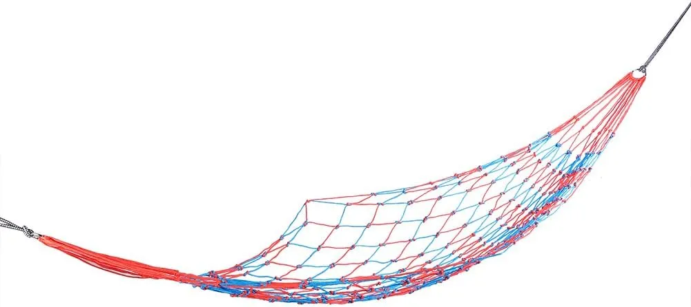 Camping Hammock, Nylon Mesh Hammock, Outdoor Garden Hammock, Camping Supplies Accessories, Hanging Hammock Chair with Saving Space for Courtyard, Parks, Beaches, Self Driving Tours