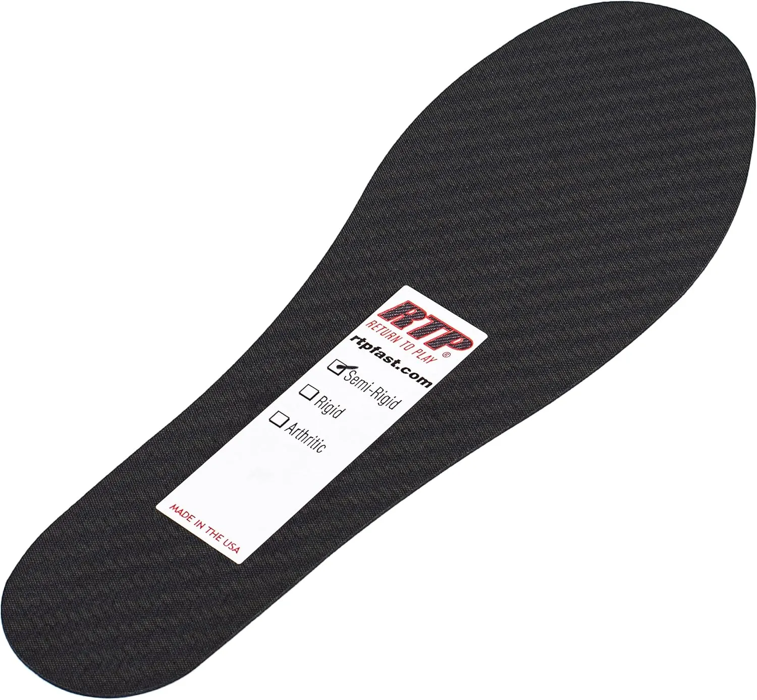 Carbon Fiber Full Shoe Semi-Rigid Insert