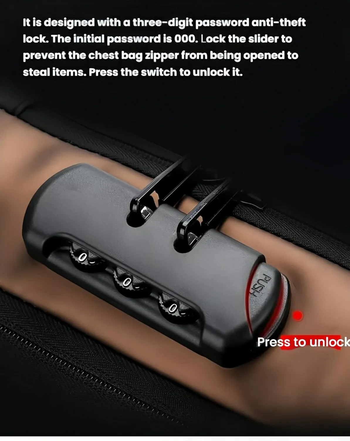 Carbon fiber streamline anti-theft shoulder bag, USB charging sports waterproof shoulder bag (Gray)