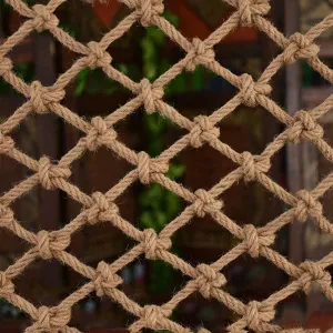 Cargo Net Climbing Rope,Playground Climbing Netting Children Safety Net Heavy Duty Woven Rope Truck Cargo Trailer Netting Swing Treehouse Hammock Birds Rope Ladder