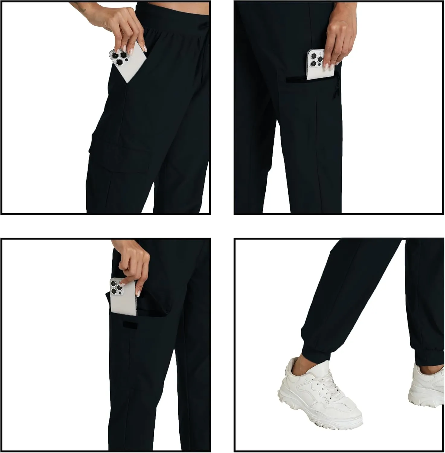 Cargo Pants for Women with Pocket Workout Athletic Joggers Lightweight Casual Travel Outdoor Camping Hiking Pants
