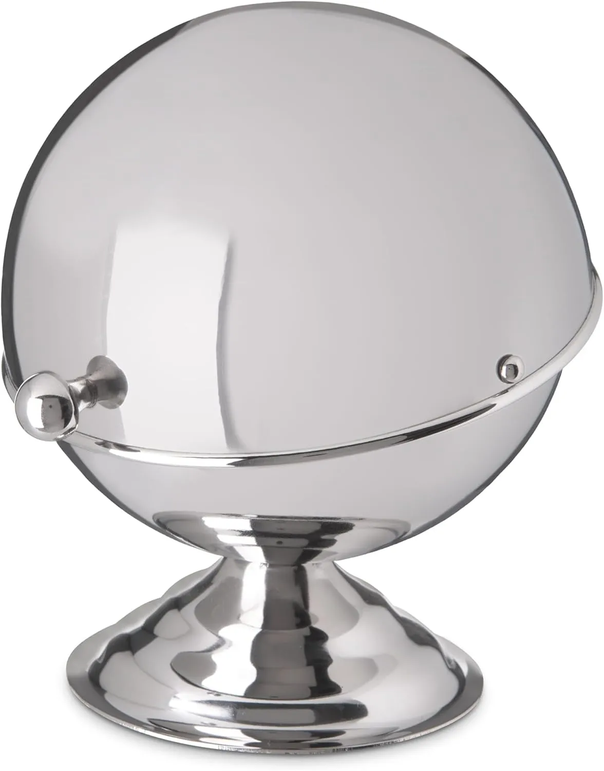 Carlisle FoodService Products Covered Dish Roll Top Dish for Catering, Buffets, Restaurants, Stainless Steel, 10 Ounces, Silver