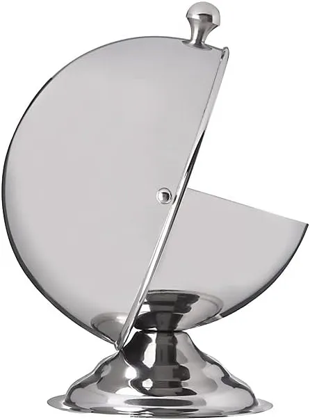 Carlisle FoodService Products Covered Dish Roll Top Dish for Catering, Buffets, Restaurants, Stainless Steel, 10 Ounces, Silver