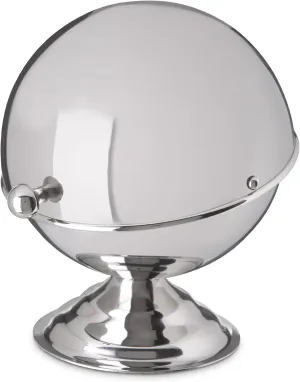 Carlisle FoodService Products Covered Dish Roll Top Dish for Catering, Buffets, Restaurants, Stainless Steel, 10 Ounces, Silver