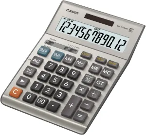 Casio DM-1200BM – Business Desktop Calculator with Cost/Sell/Margin & Tax Keys | Extra-Large 12-Digit Display, Kickstand | Ideal for Office & Finance Use