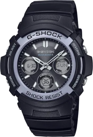 Casio G-Shock AWG-M100FP-1A2 | Solar-Powered & Radio-Controlled | Tough Analog-Digital Watch | Multi-Band 6 | 200M Water Resistance