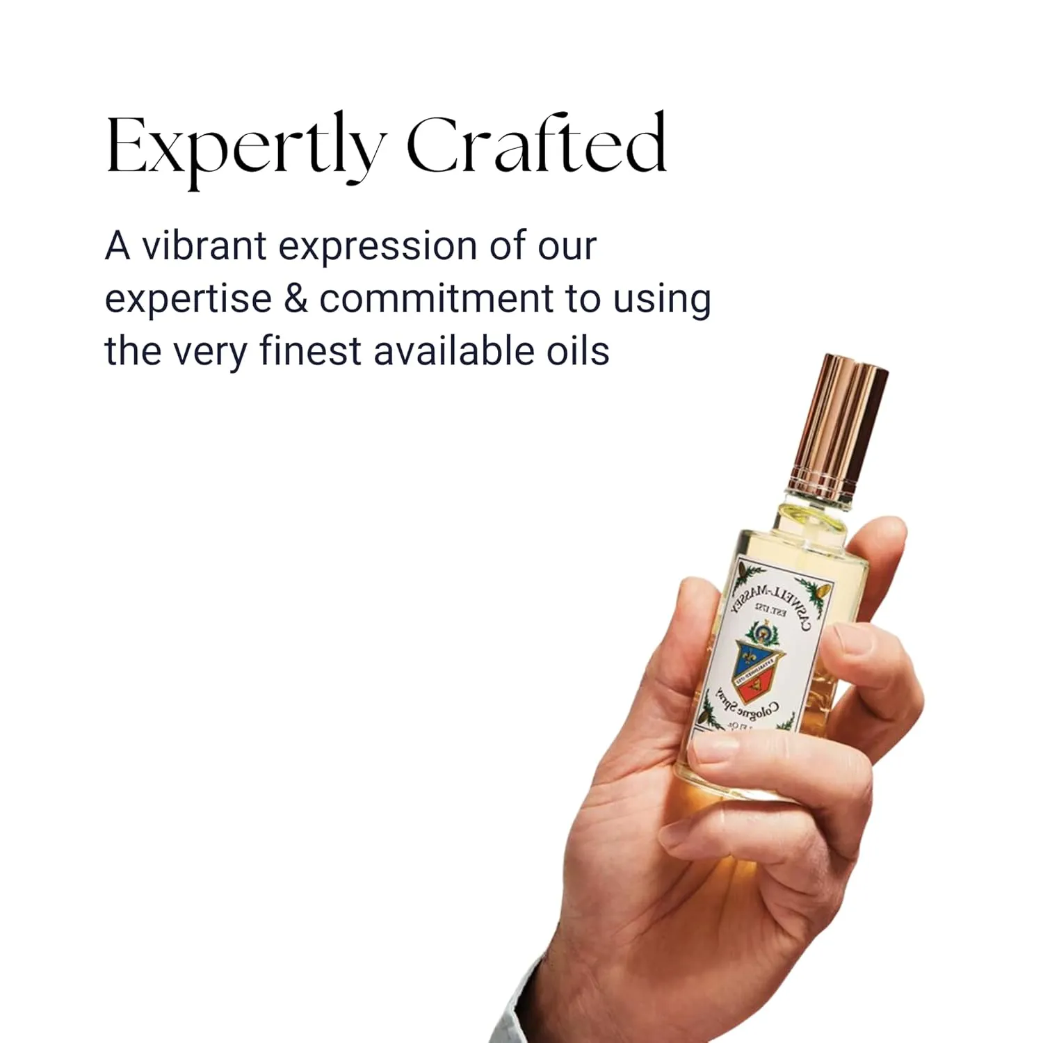 Caswell-Massey Gold Cap Newport Cologne Spray, Scents of Sandalwood, Cedar & Citrus, Fragrance For Men & Women, Made In The USA, 3 Oz