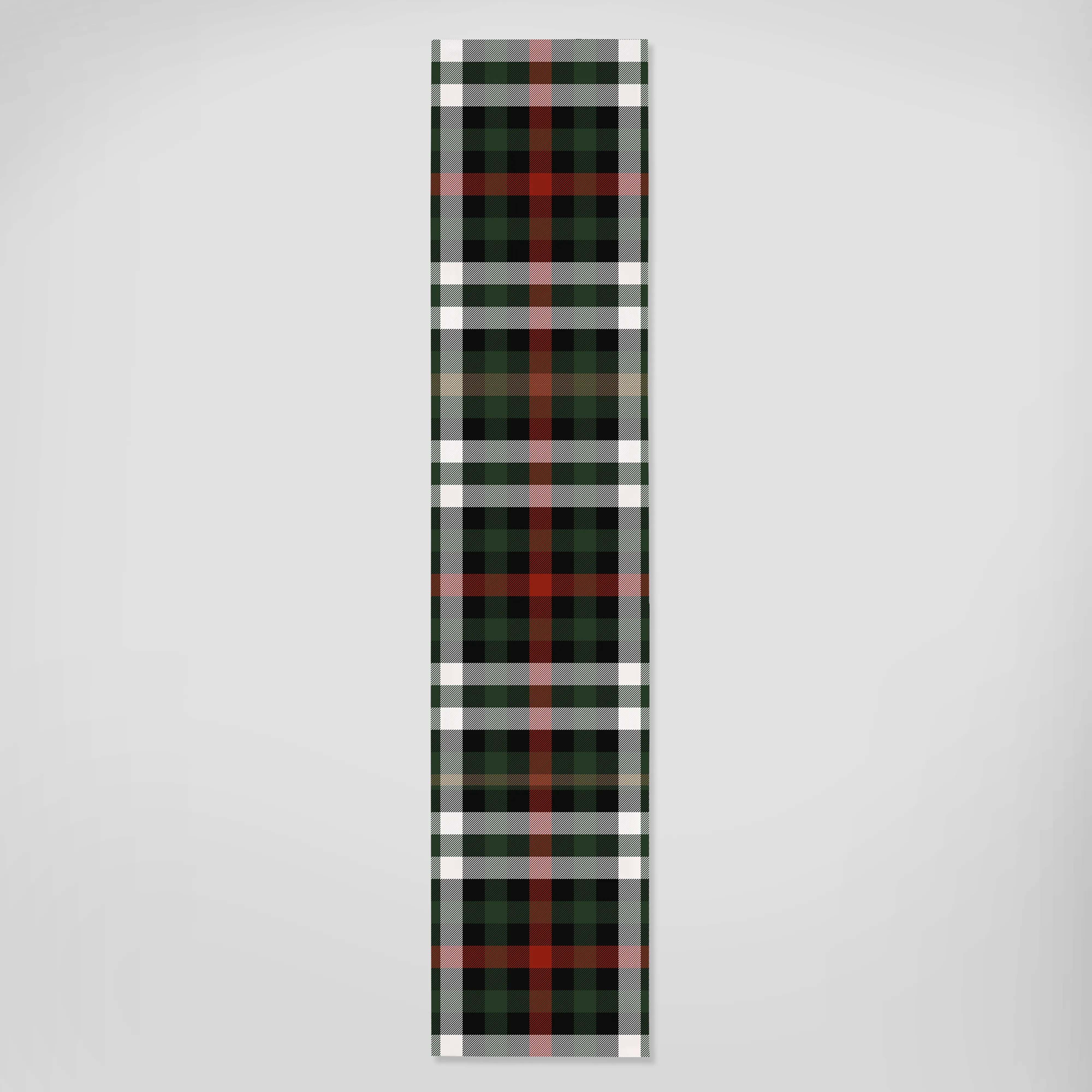 Ceremony Plaid Runner - Lightweight Linen