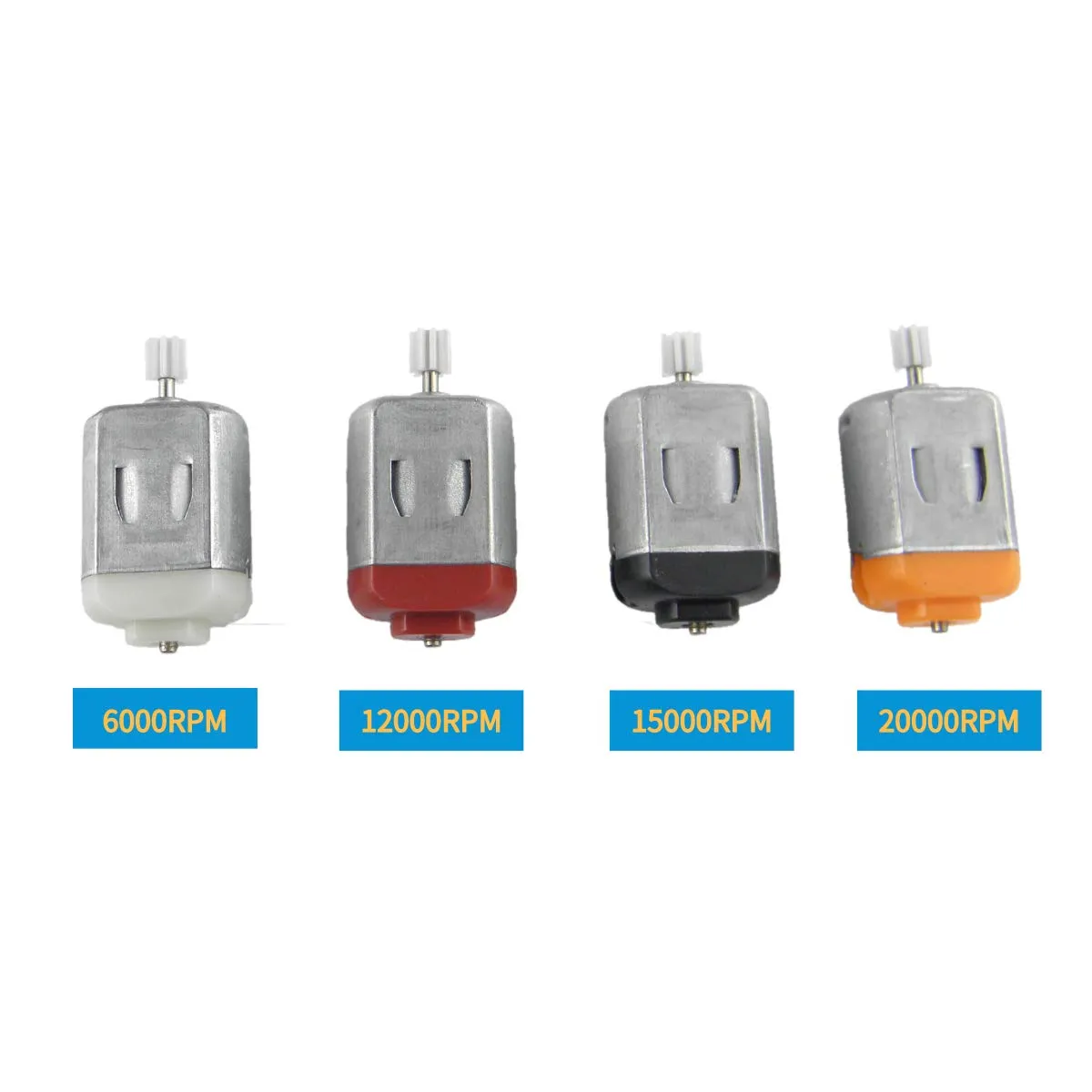 CHANCS DC Motor Kit 4PCS Motor 1PCS Battery Holder 4PCS Motor Mounting Bracket for Mini Fan Electric Toys and Science Experiments
