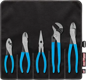 Channellock Tool Roll - 1 Technician's Plier Set with Tool Roll, 5-Piece
