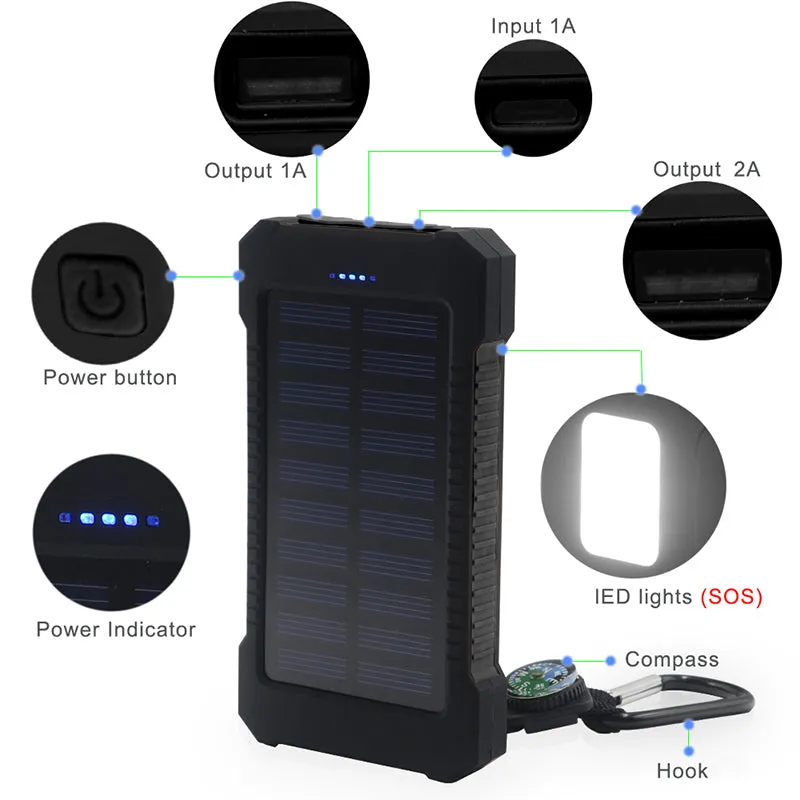 Charger Futuristic Exclusive sale Mobile Waterproof Solar