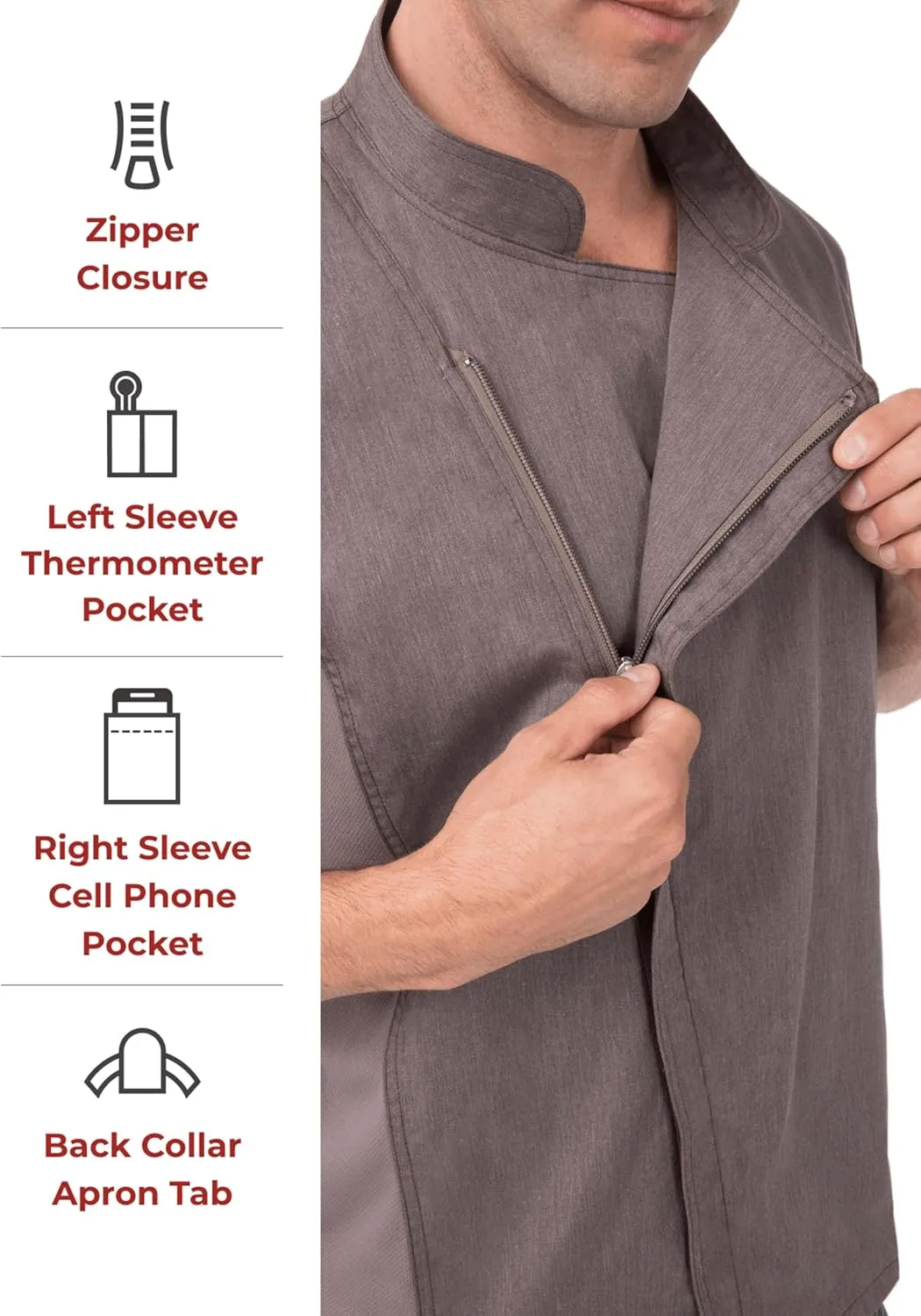 Chef Works Custom Mens Hartford Chef Coat