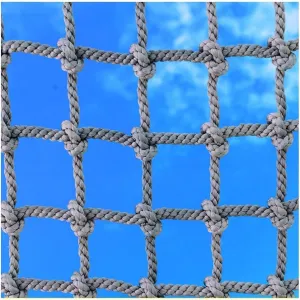 Child Safety Net Cargo Climbing Net Dia 10mm Outdoor Net Hammock Swing Safety Climbing Frame Climb Rope Netting Climbing Net Rope Cargo for Kids Adult Rock Playground Net Garden Netting (Color : 10mm