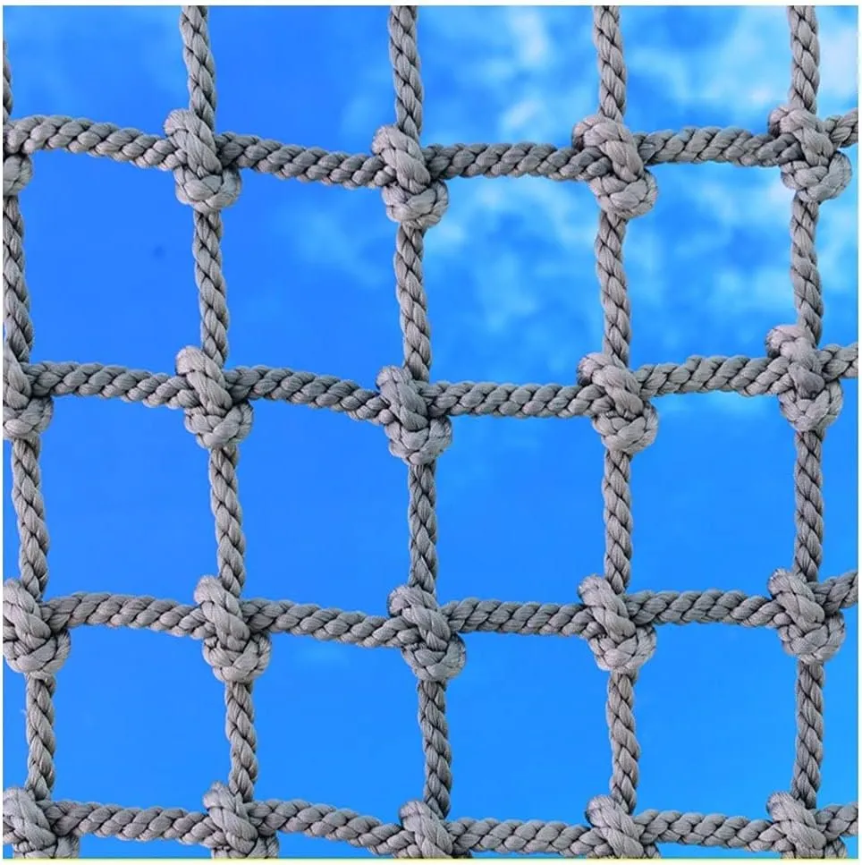 Child Safety Net Cargo Climbing Net Dia 10mm Outdoor Net Hammock Swing Safety Climbing Frame Climb Rope Netting Climbing Net Rope Cargo for Kids Adult Rock Playground Net Garden Netting (Color : 10mm