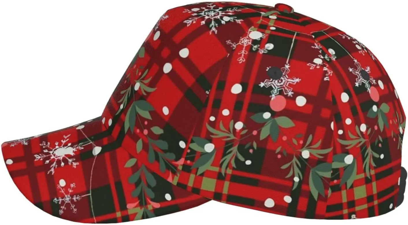 Christmas Cap Xmas Holiday Baseball Hats Fashion Sun Cap Packable Outdoor Running hat for Women and Men