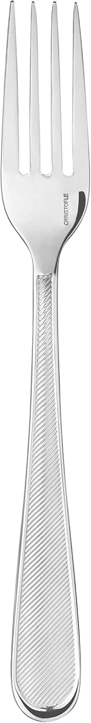 Christofle Concorde Stainless Steel Set of 6 Table Forks #2413003