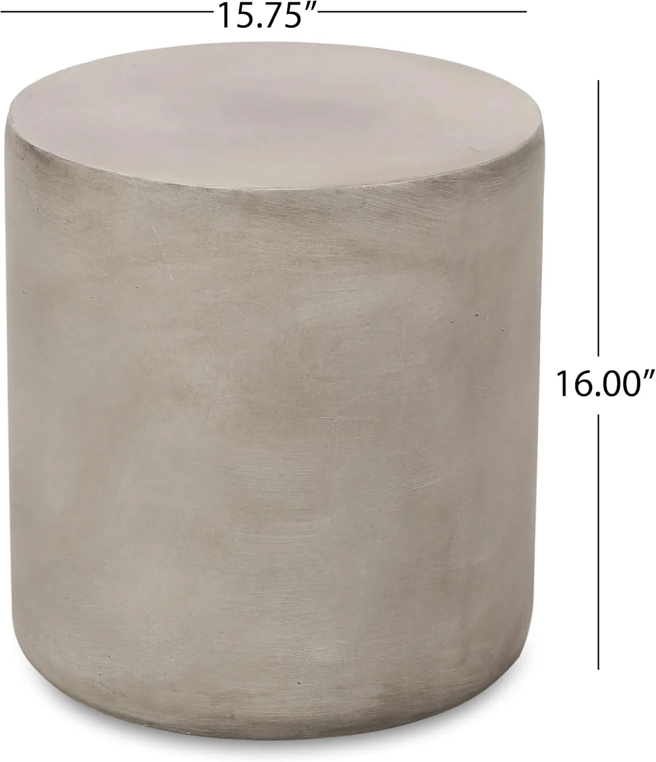 Christopher Knight Home 313406 Side Table, Light Gray