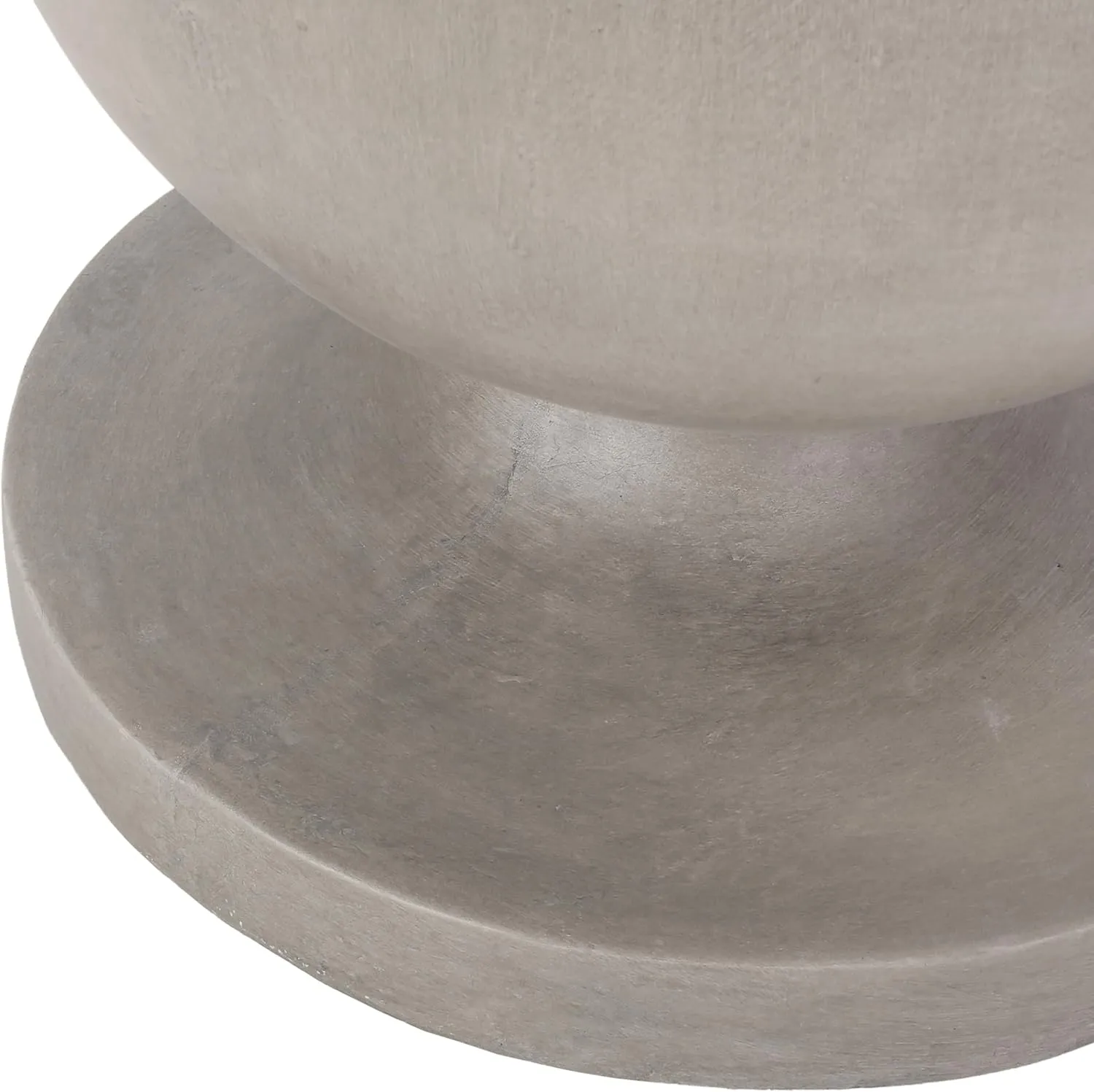 Christopher Knight Home Cayce Outdoor Lightweight Concrete Side Table, Concrete Finish