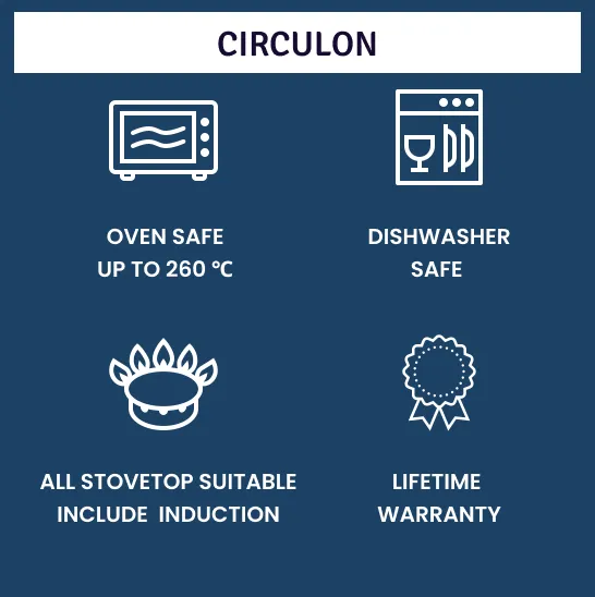 Circulon SteelShield™ C-Series Nonstick Stainless Steel Induction Cookware Set  – 10 PCS  2X Saucepan, Stockpot,  Sauté With Handle, 2X Open Skillet, Turner, Spoon