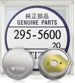 Citizen Watch Capacitor Battery 295-5600 MT920 (Replacement for Model 295-56) | Compatible with Eco-Drive C650, E810, E811, 7821, B620 | Long-Lasting Solar Power Cell