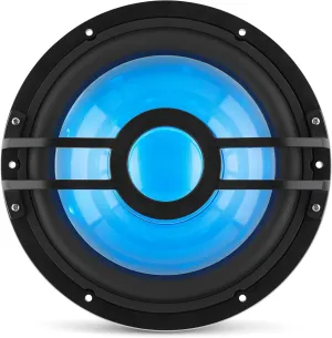 Clarion CMSP-101RGB-4 10" Marine Subwoofer with RGB LEDs, Single 4-Ohm, 250 Watts