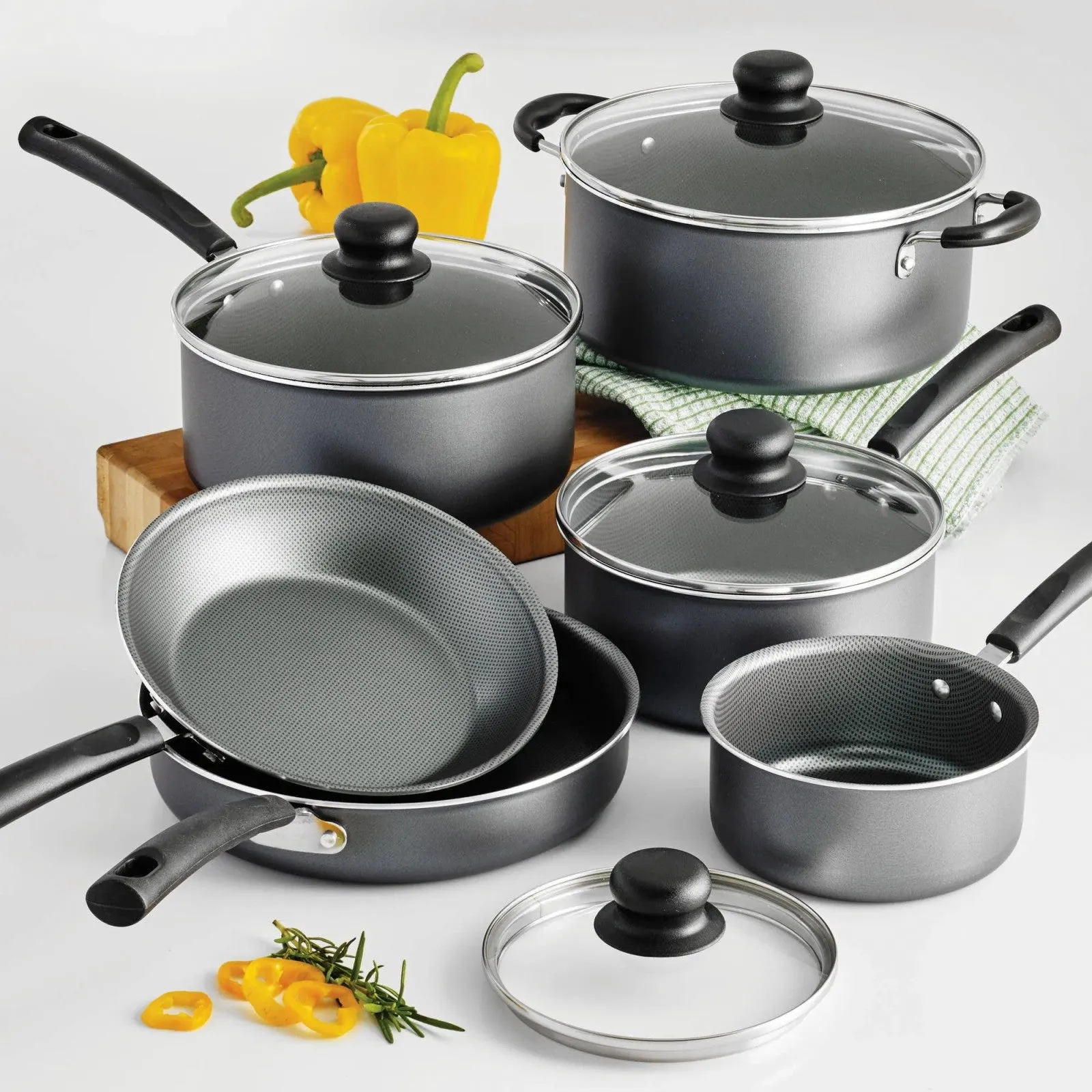 Competitive pricing High-performance Set, Cookware LunaLulink Piece 10 Non-stick