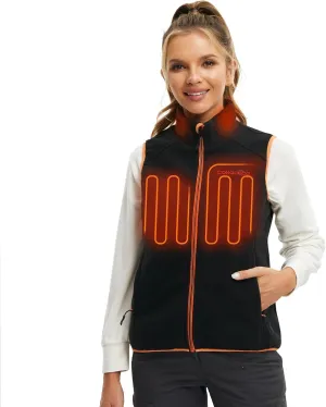 CONQUECO Heated Vest, Women's Lightweight Heated Vest with Battery Pack