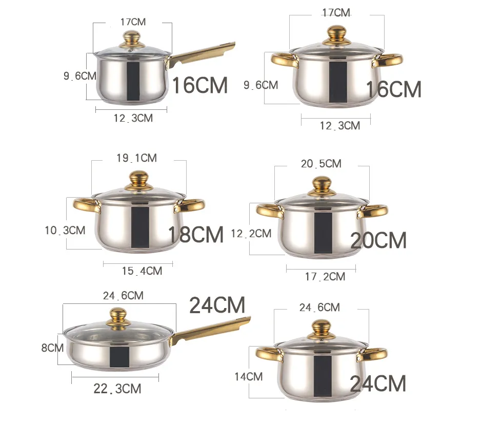 Cookware Set 12pcs